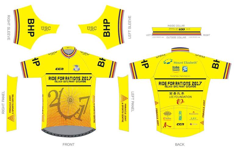 Ride for Rations 2017 Jersey