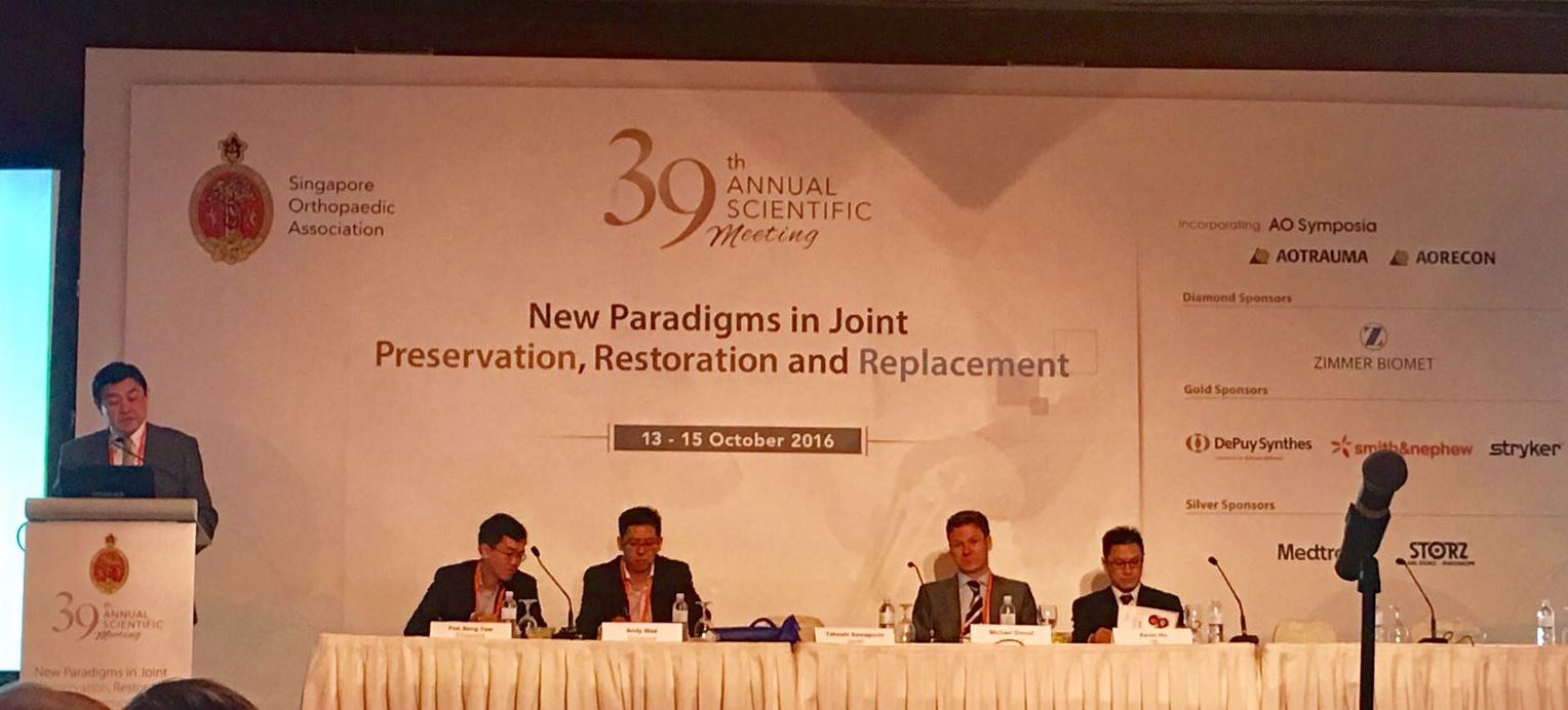 Chairperson of Joint Preservation Symposium at Singapore Orthopaedic Association 39th ASM