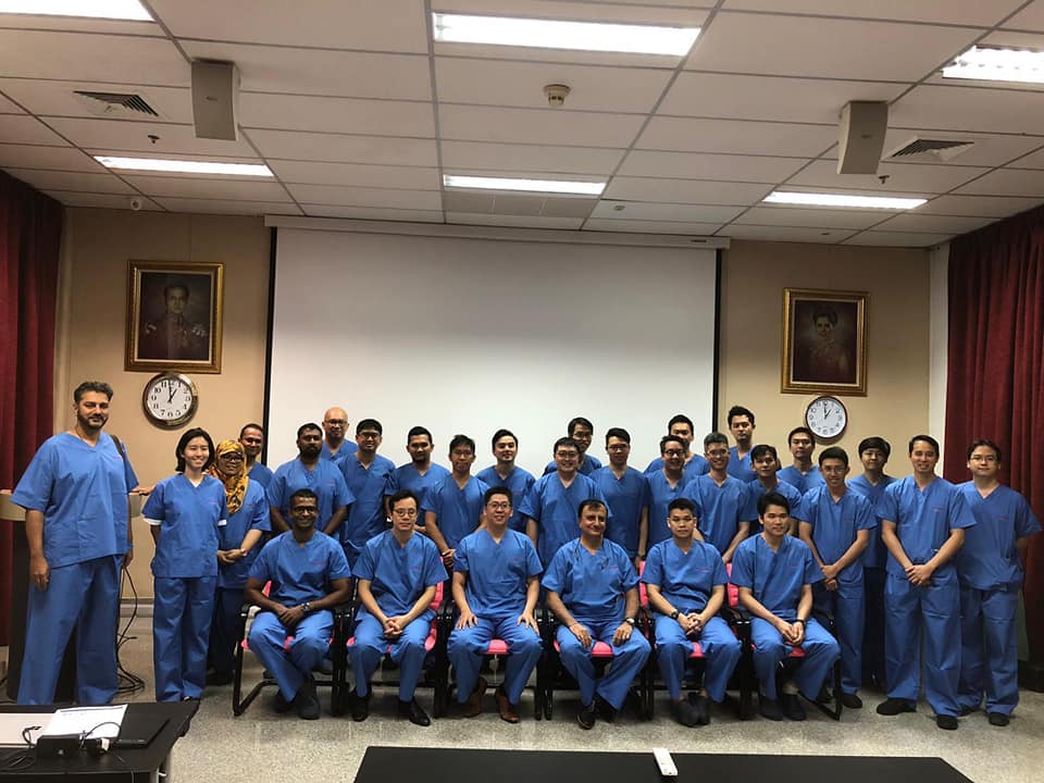 Dr Andy Wee Shoulder & Elbow Cadaveric Course at the King Chulalongkorn Memorial Hospital Cadaveric Lab, Bangkok