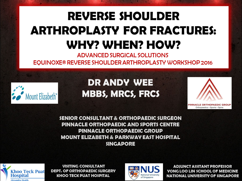 Equinoxe Reverse Shoulder Arthroplasty Workshop